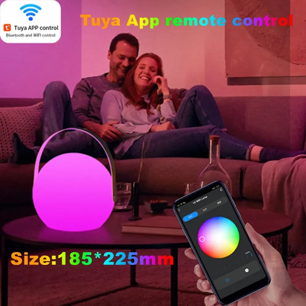 Portable Waterproof Cordless Lamp with Remote Control