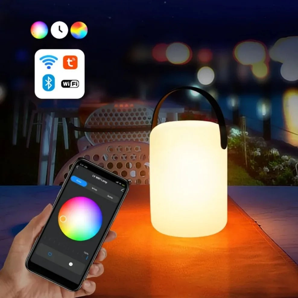 Portable Waterproof Cordless Lamp with Remote Control