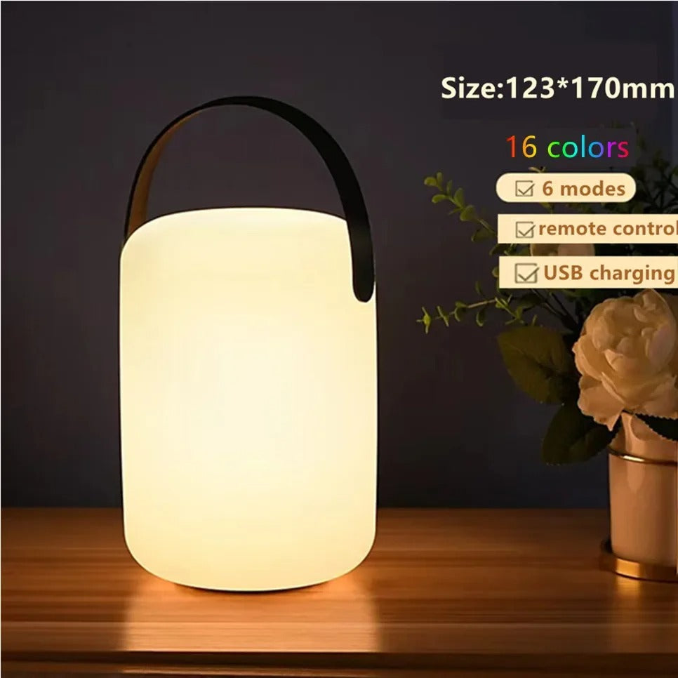 Portable Waterproof Cordless Lamp with Remote Control
