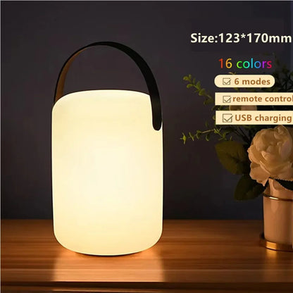 Portable Waterproof Cordless Lamp with Remote Control