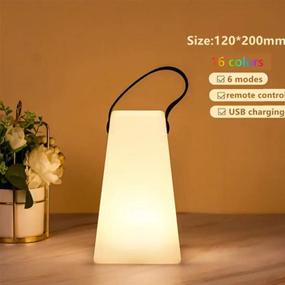 Portable Waterproof Cordless Lamp with Remote Control