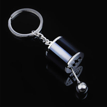 Car Keychain Gear Stick Metal Manual Transmission Key Ring