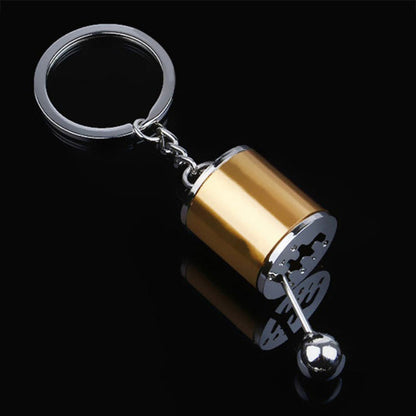 Car Keychain Gear Stick Metal Manual Transmission Key Ring