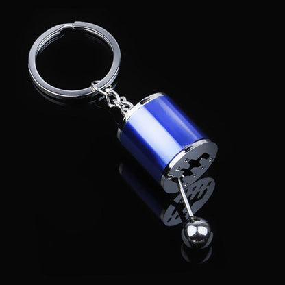Car Keychain Gear Stick Metal Manual Transmission Key Ring