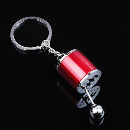 Car Keychain Gear Stick Metal Manual Transmission Key Ring