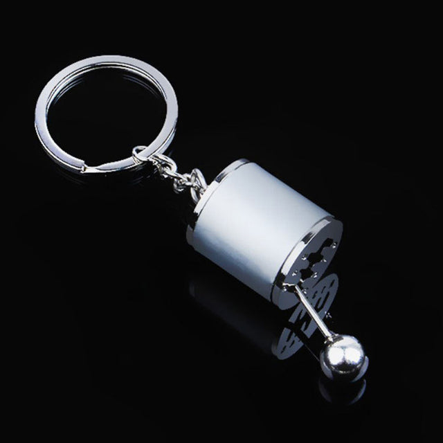 Car Keychain Gear Stick Metal Manual Transmission Key Ring