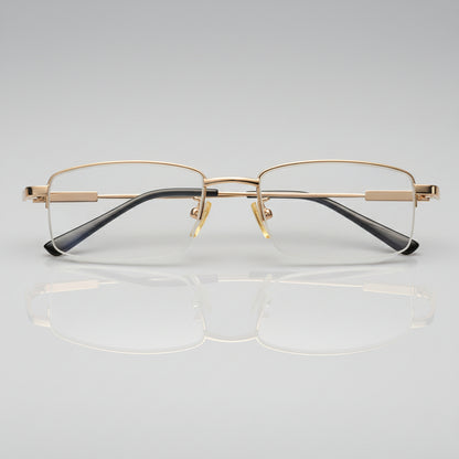 Titanium Dual Use Far Near Reading Progressive Glasses