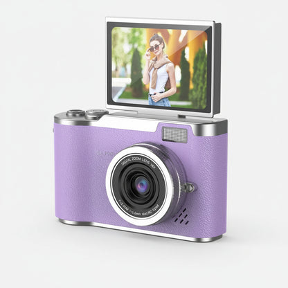 4K Digital Camera CCD 180 Flip Screen Selfie Camera