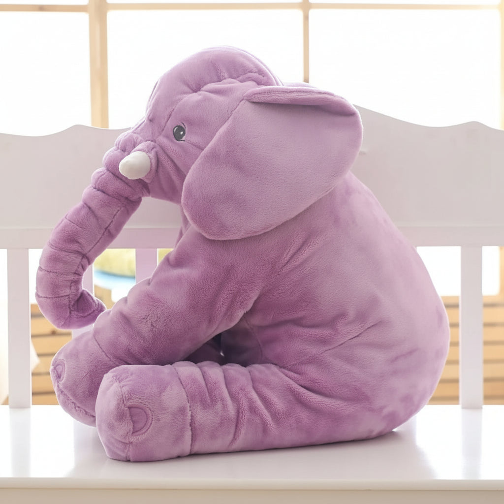 Cuddly Plush Elephant Cushion Children Babies