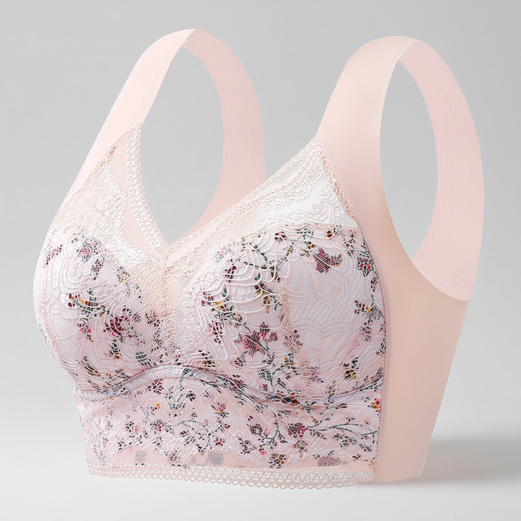 Womens Push Up Bra No Wire Wrapped Chest Support
