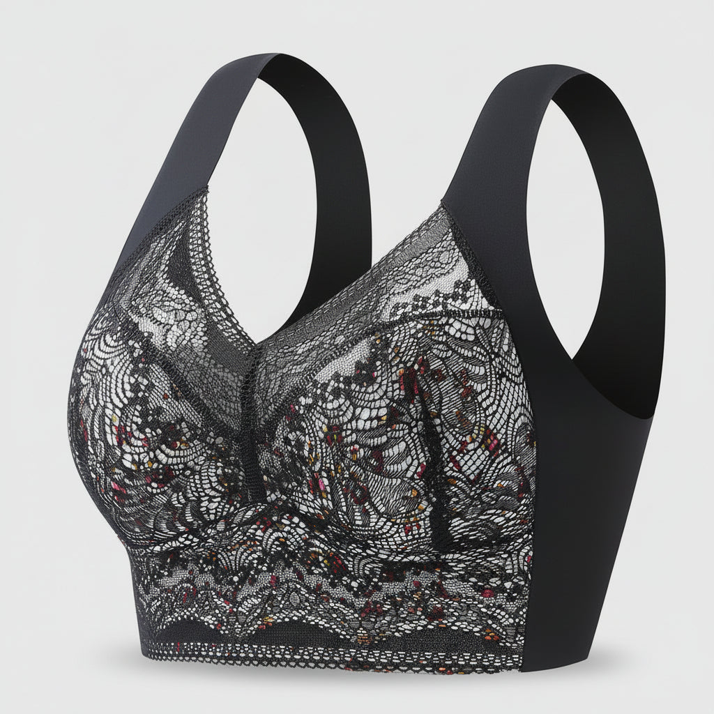 Womens Push Up Bra No Wire Wrapped Chest Support