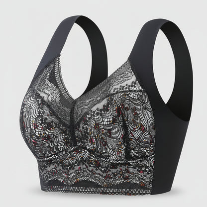 Womens Push Up Bra No Wire Wrapped Chest Support