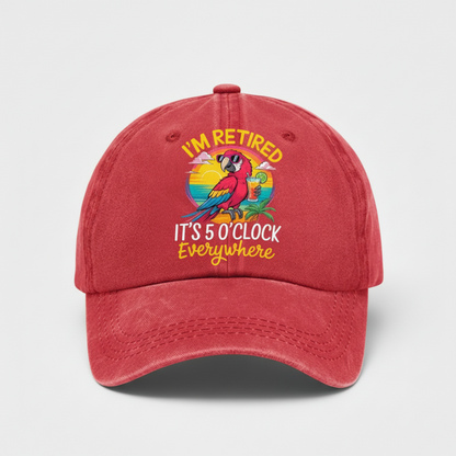Parrot Graphic Cap Fun Relaxed Design
