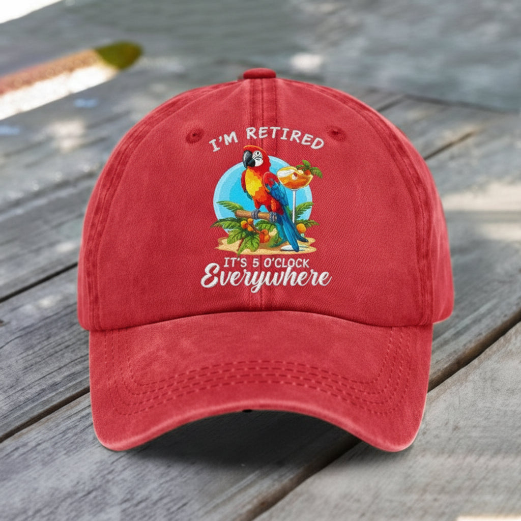 Parrot Graphic Cap Fun Relaxed Design