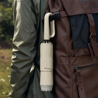 Windproof Compact Umbrella | Reflective Travel Design