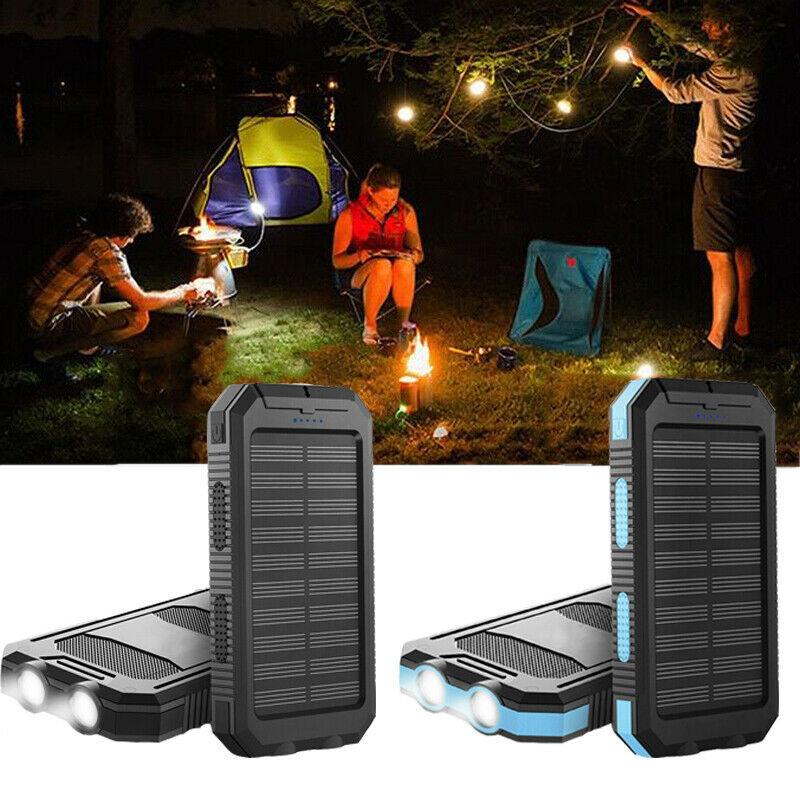 Solar Power Bank | Waterproof Dual-USB Portable Charger