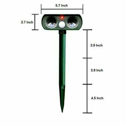 Animal Repeller Ultrasonic Solar Motion Sensor Outdoor Pest Control