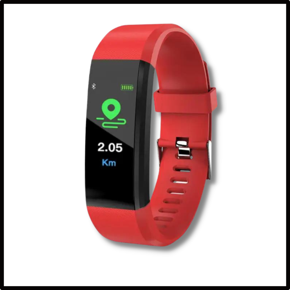 Smartwatch Fitness Tracker for Seniors with Health Monitoring