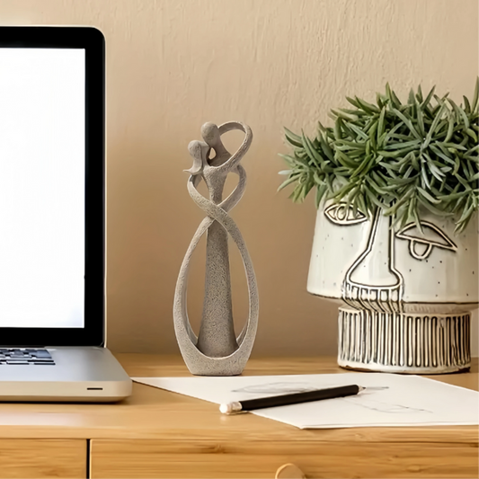 Abstract Decorative Sculpture | Modern Poliresin Art Piece