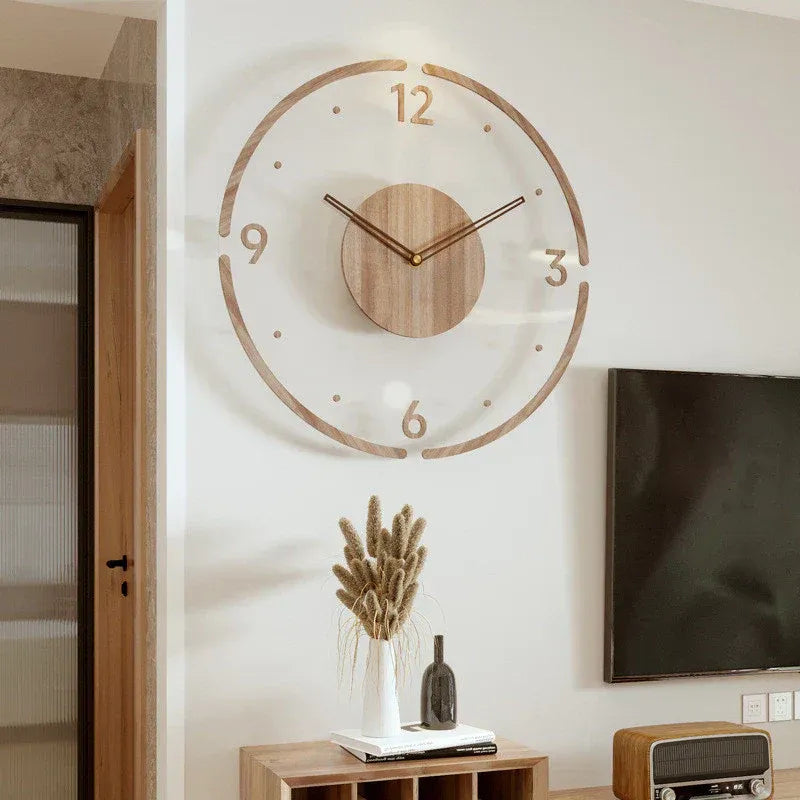Scandinavian Wall Clock | Modern Silent Design