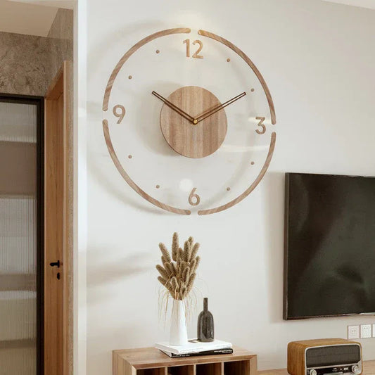 Scandinavian Wall Clock | Modern Silent Design