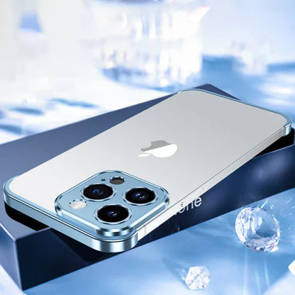 Slim metal-finish phone case | Matte everyday cover