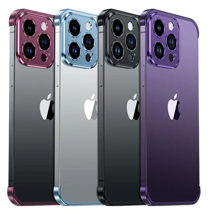 Slim metal-finish phone case | Matte everyday cover