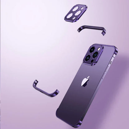 Slim metal-finish phone case | Matte everyday cover