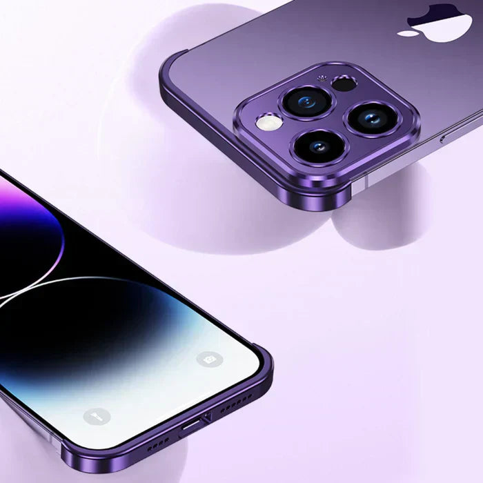 Slim metal-finish phone case | Matte everyday cover