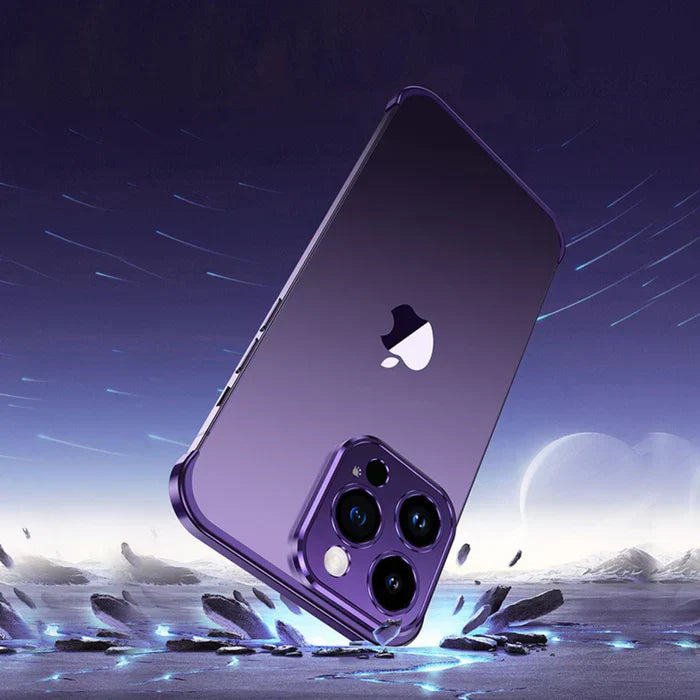 Slim metal-finish phone case | Matte everyday cover
