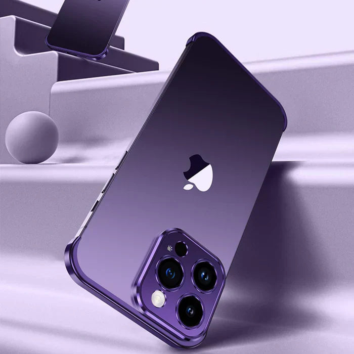 Slim metal-finish phone case | Matte everyday cover