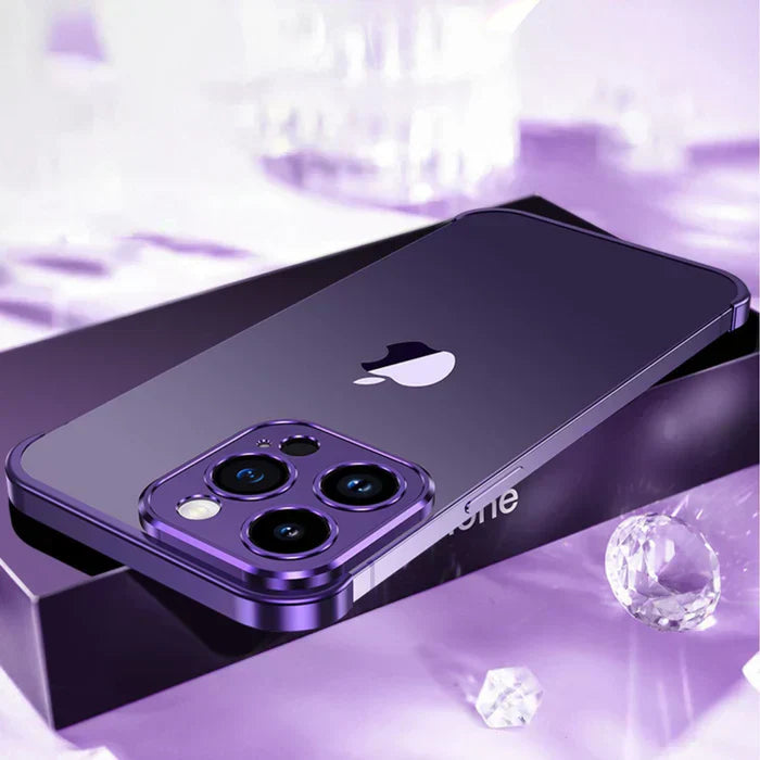 Slim metal-finish phone case | Matte everyday cover