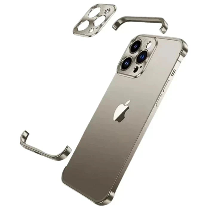 Slim metal-finish phone case | Matte everyday cover