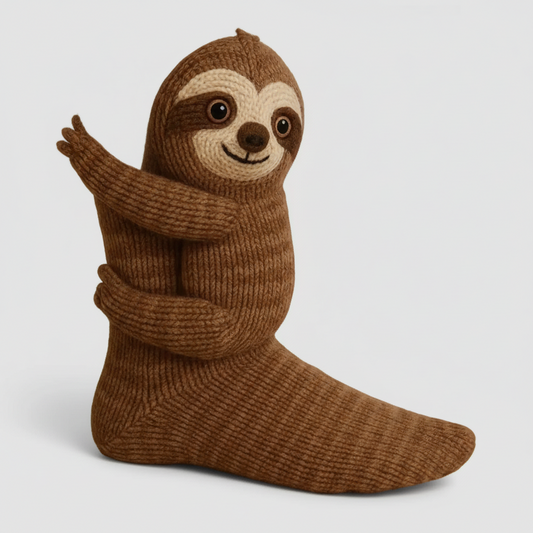 Cute Hugging Animal Plush Cozy Socks