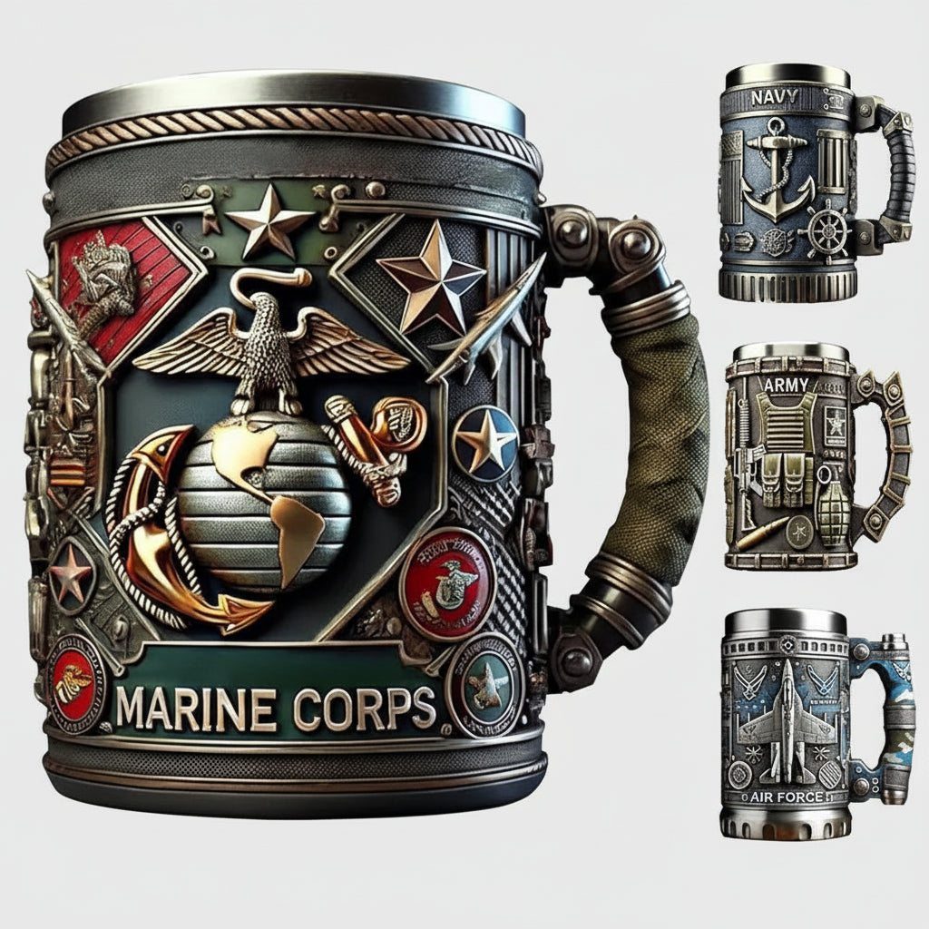 Mug Decorative Army Navy Air Force Marine Tactical Style
