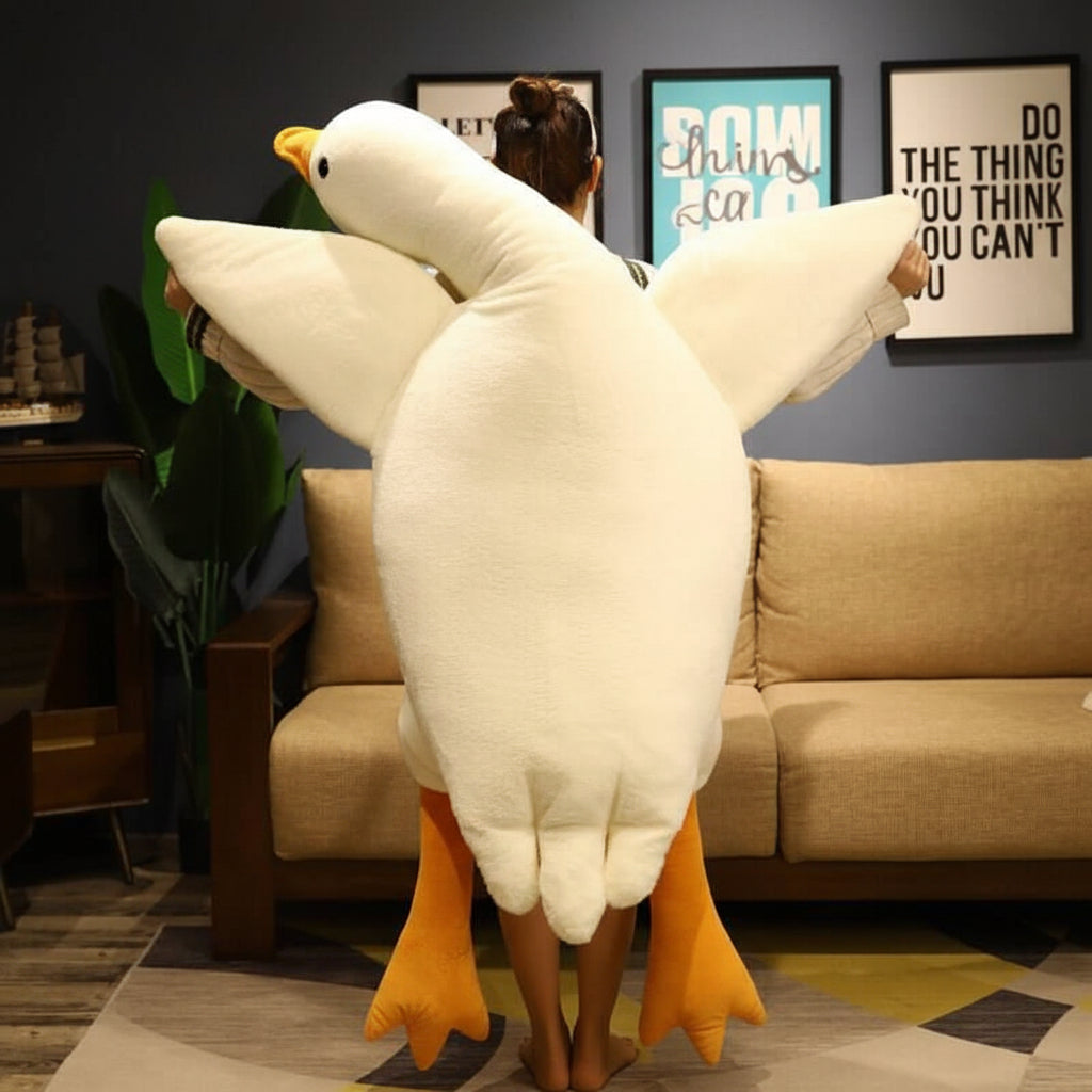 Toy Large Stuffed Goose Plush Kids Home Decor