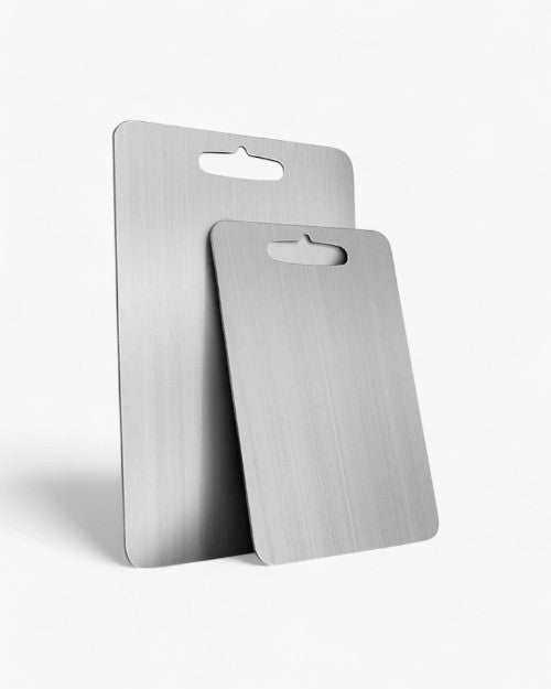 Titanium-Finished Aluminium Cutting Board | Hygienic Kitchen Design