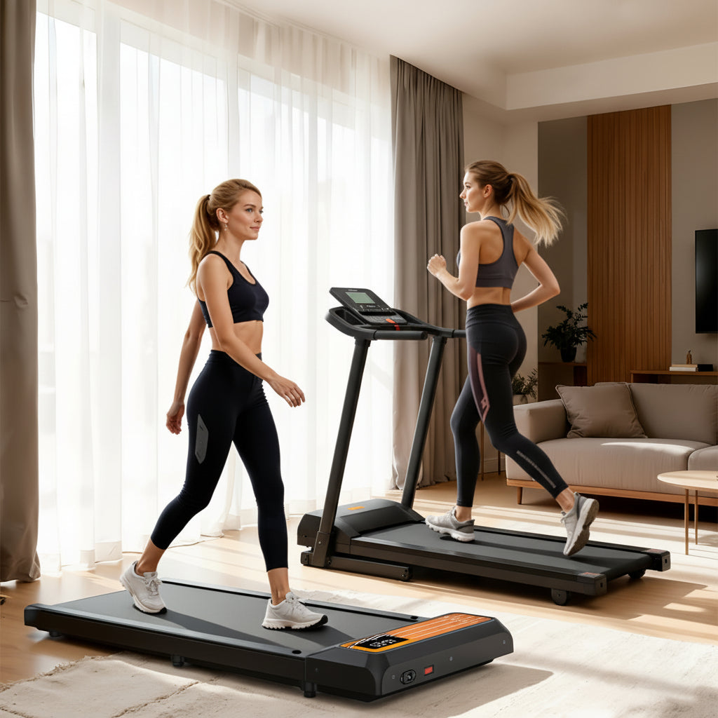Treadmill Walking Pad Incline Home Office Fitness