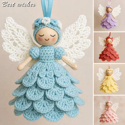 Crochet Kit DIY Craft Angel Ornament Handmade Decorative Set