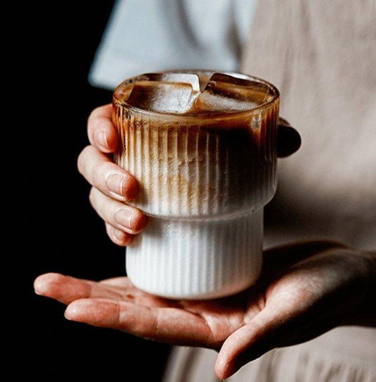 Ribbed Glass Tumbler Set