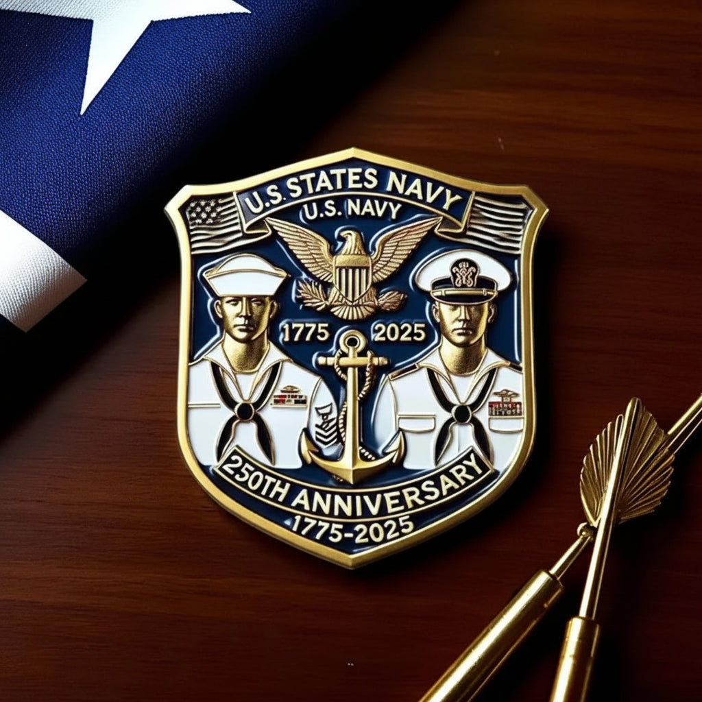 Navy Marine Corps Badge Commemorative Emblem