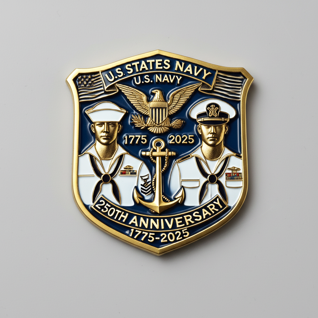 Navy Marine Corps Badge Commemorative Emblem