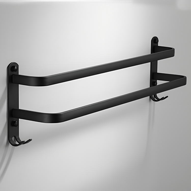 Wall-Mounted Towel Rack | Space-Saving Aluminium Design