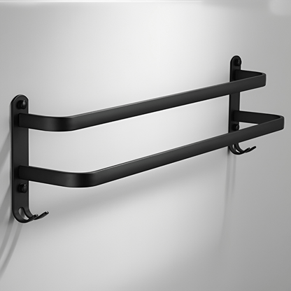 Wall-Mounted Towel Rack | Space-Saving Aluminium Design