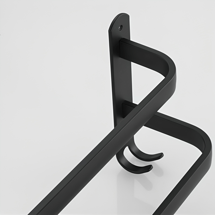 Wall-Mounted Towel Rack | Space-Saving Aluminium Design