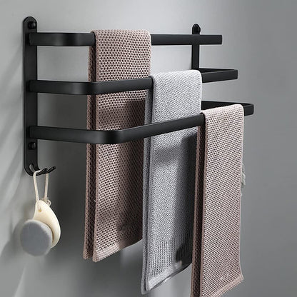 Wall-Mounted Towel Rack | Space-Saving Aluminium Design