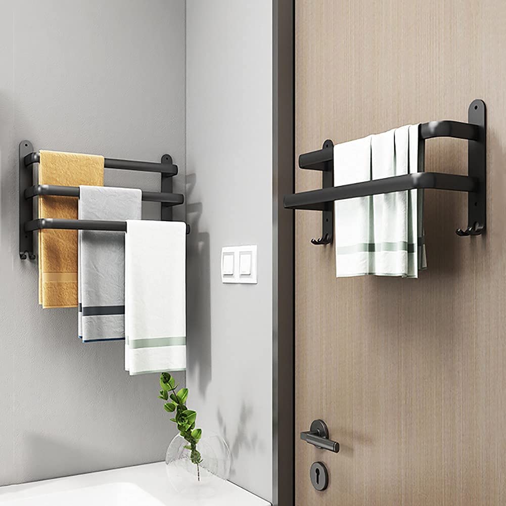 Wall-Mounted Towel Rack | Space-Saving Aluminium Design