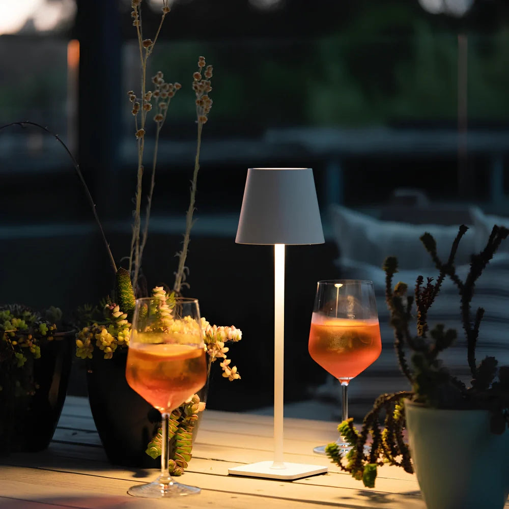 Tall Dimmable Table Lamp | Cordless indoor & outdoor light