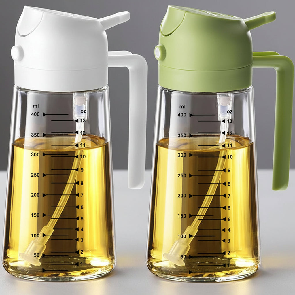 16oz Glass Olive Oil Sprayer Dispenser Kitchen BBQ