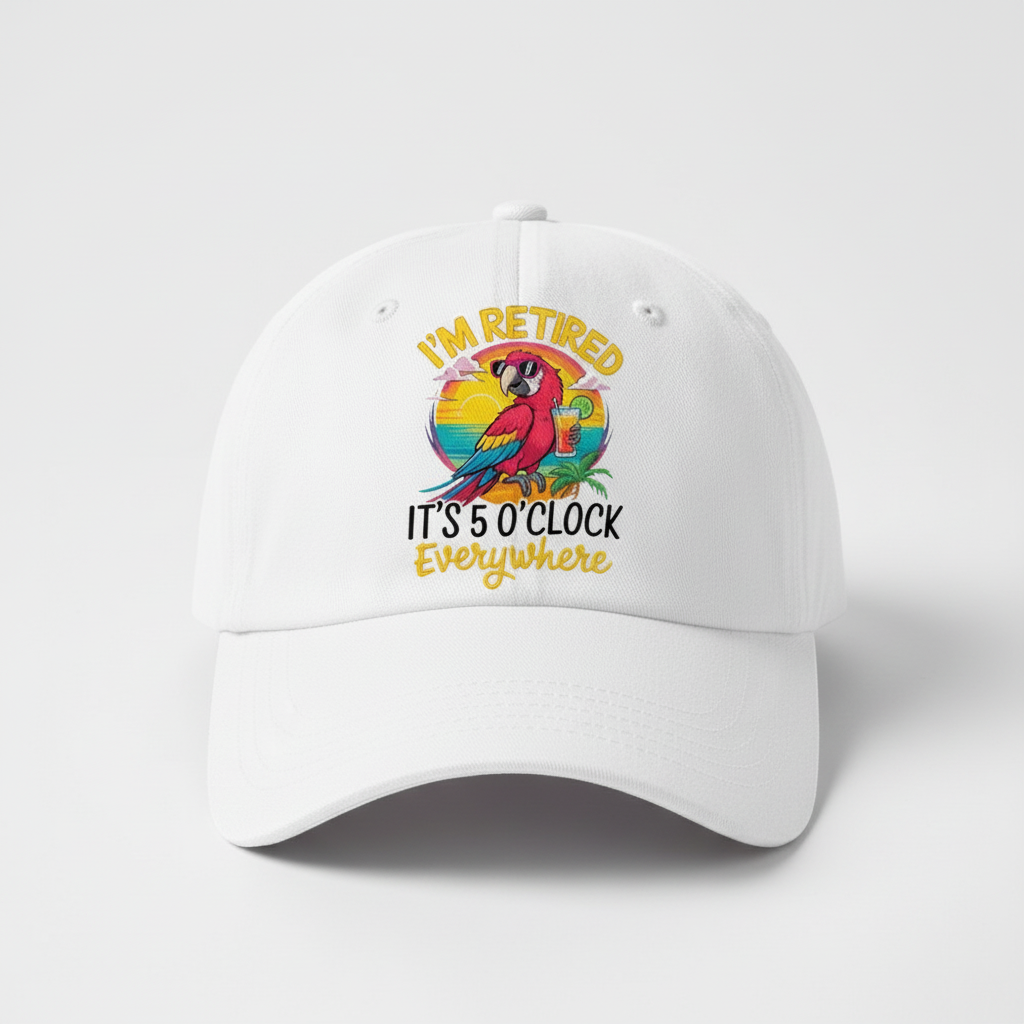 Parrot Graphic Cap Fun Relaxed Design